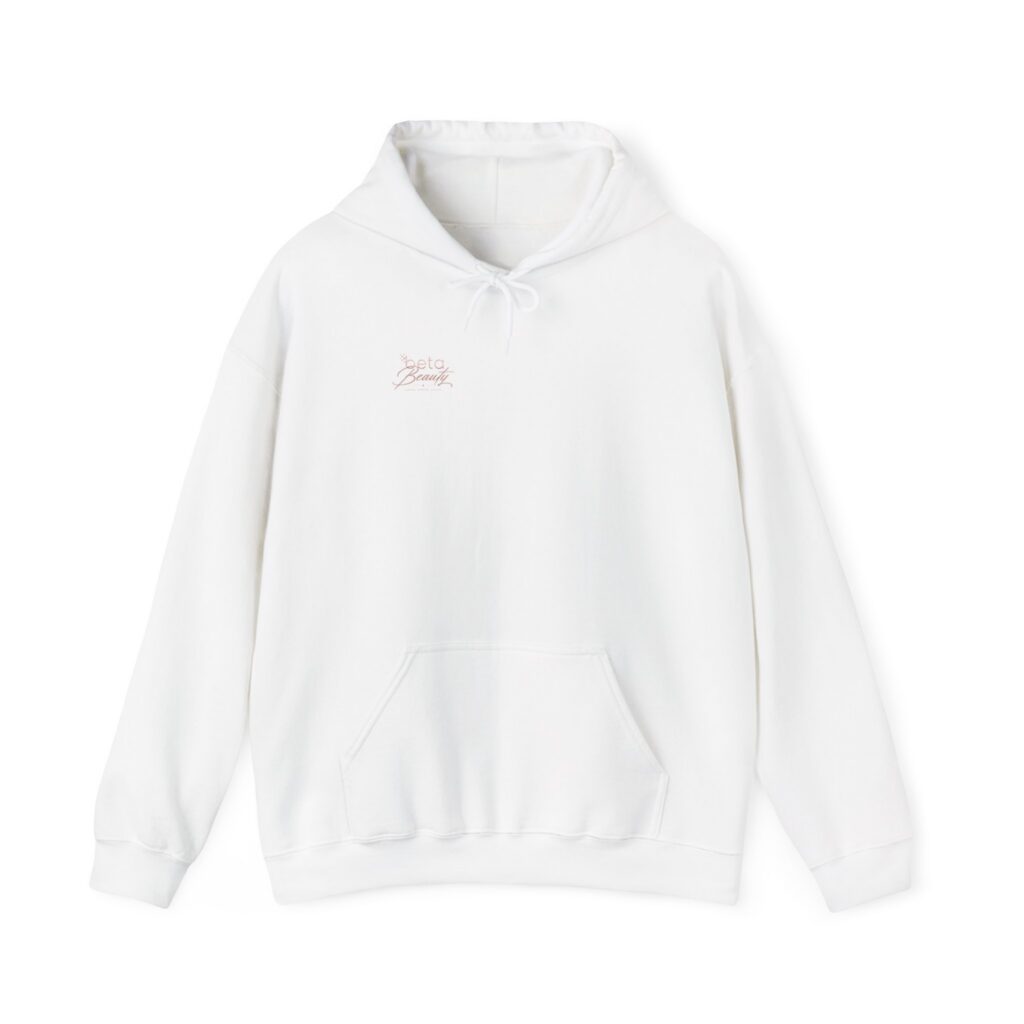Beta BEAUTY Hoodie — Minimalist Logo Women's Beauty Brand Sweatshirt